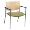 Evolve Oversized Wood Back Chair