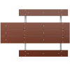 Galvanized Frame Table - ADA