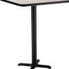 Square Cafe Tables - Bistro Height(42")