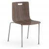 Bleecker Street Café Chair - Modern Walnut