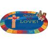 God is Love Learning Rug