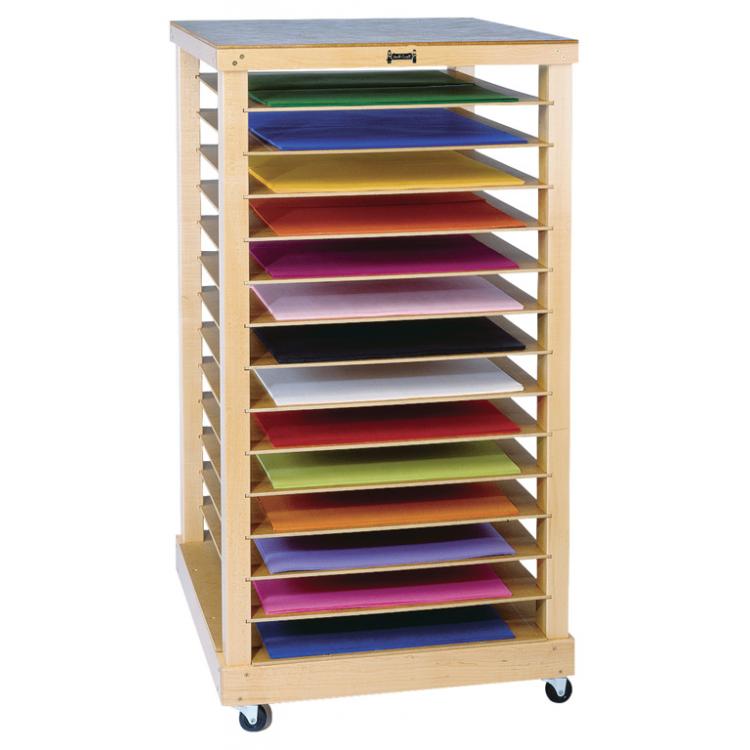 Paper Drying Storage Rack Mobile Integrity Furniture