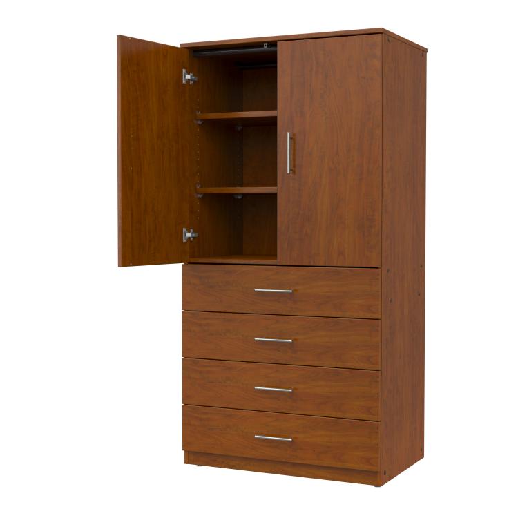 Drawer Shelf Combo Cabinet Integrity, Armoire With Drawers And Shelves