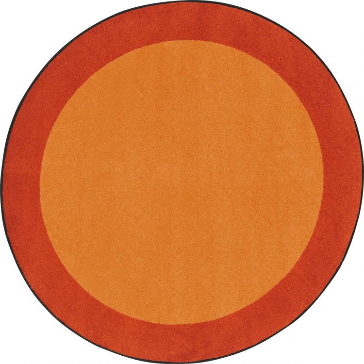 All Around Rugs - Round - Orange