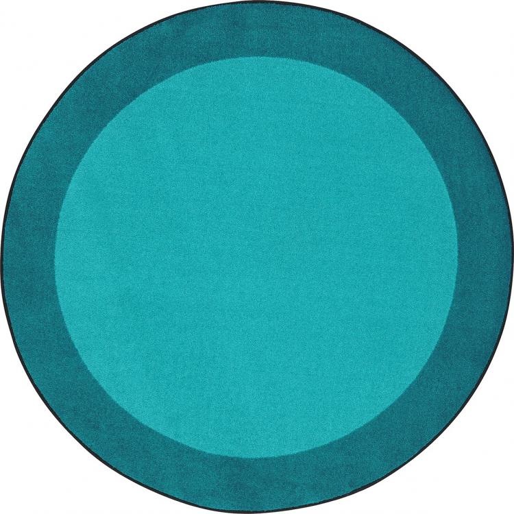 All Around Rugs - Round - Teal