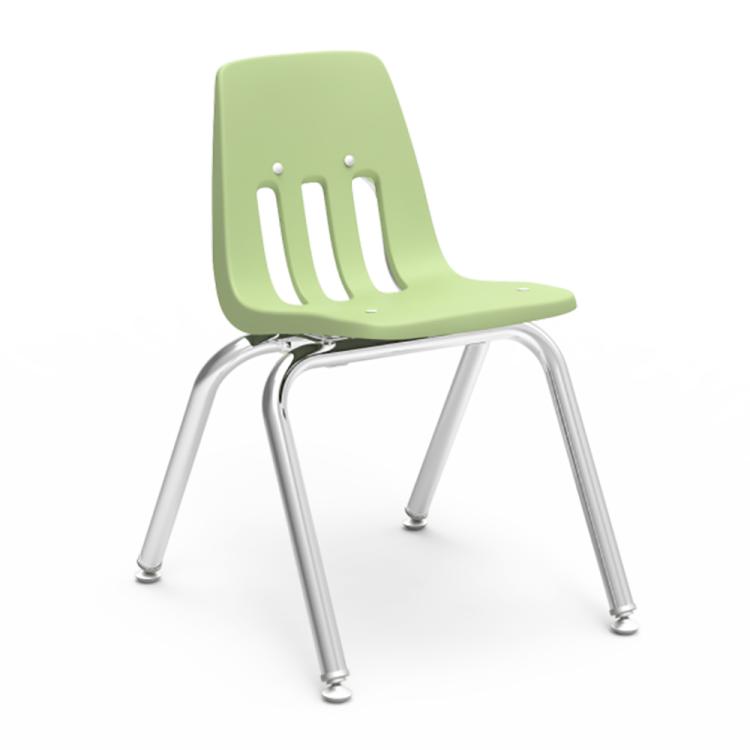 VIRCO M-9018 スクールチェア USA製 アッシュグリーン 美品 Virco 9018P Padded School Chair - 18
