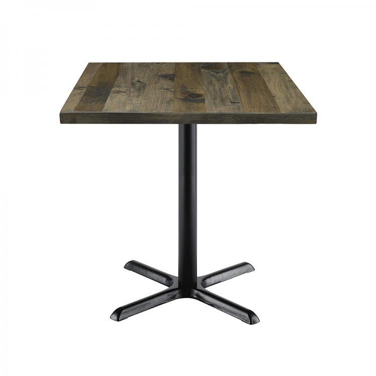 Urban Loft Square Cafe Tables - X-Base 29" Height 