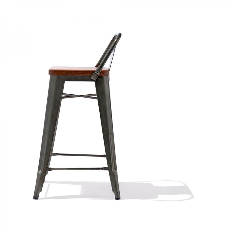 Low Back Wood Counter Stool jeminileytaylors