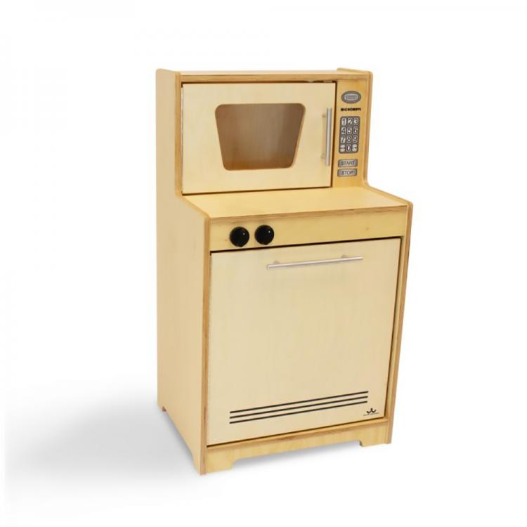 Contemporary Kitchen Set - Natural - Dishwasher/Microwave