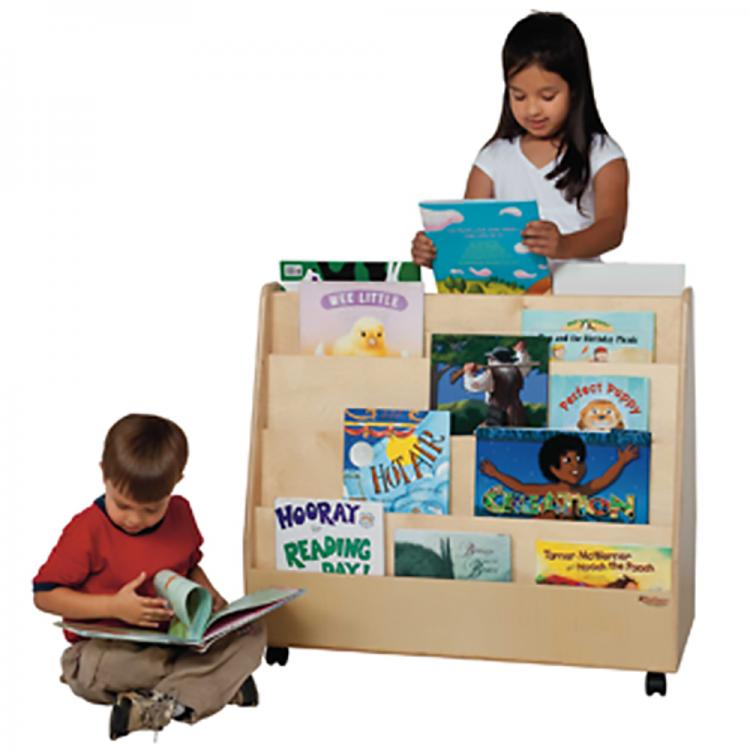Mobile Double Sided Book Display