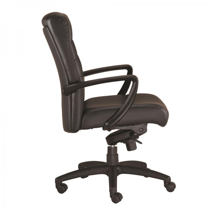 Manchester Mid-Back Leather Chair