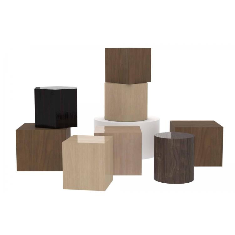 Blok Drum and Cube Tables