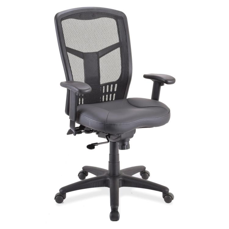 CoolMesh Collection High Back Chair Leather Seat