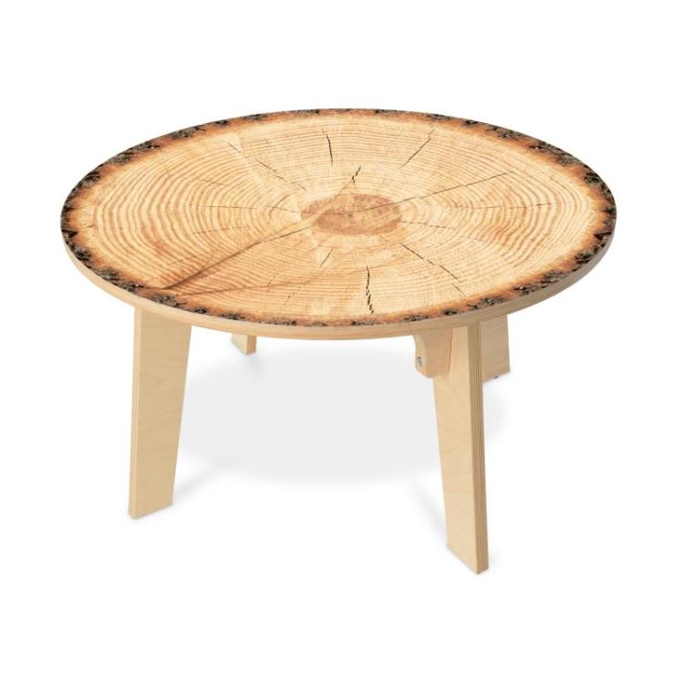 Live Edge Laminate Table - Round